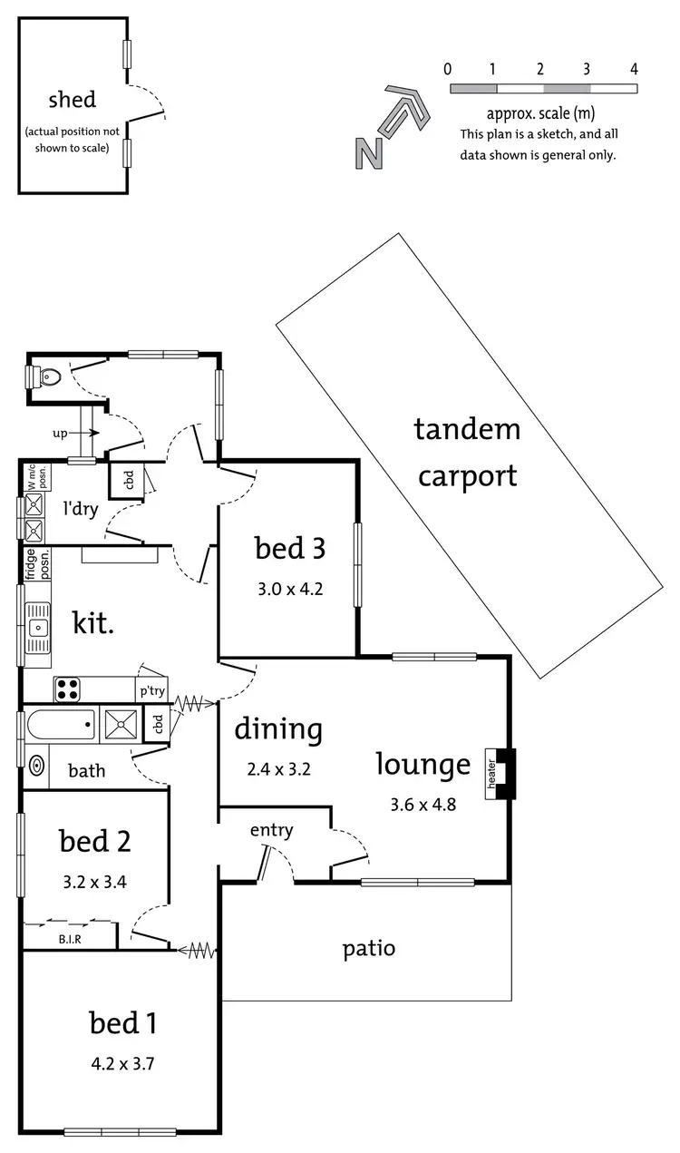 Floorplan of Homely house listing, 49 Rosstrevor Crescent, Mitcham VIC 3132