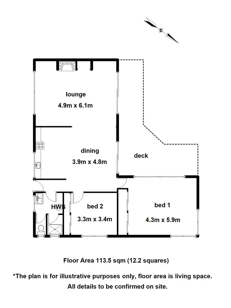 Floorplan of Homely house listing, 6 Callop Street, East Warburton VIC 3799