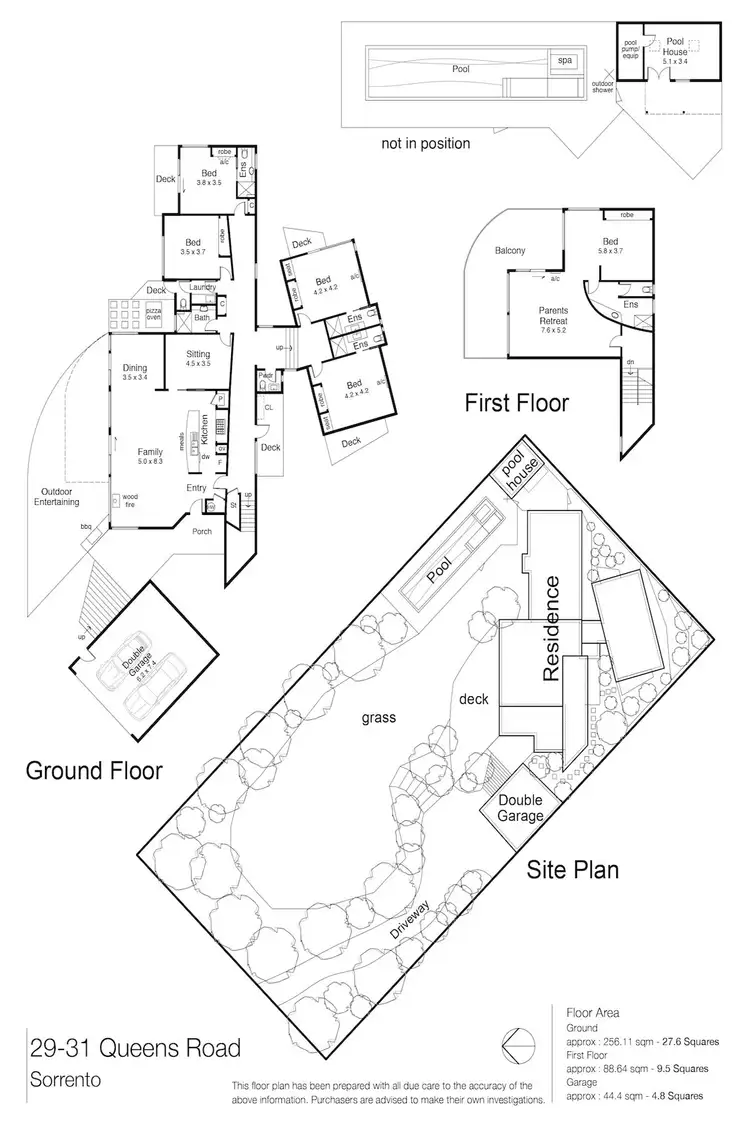 Floorplan of Homely house listing, 29-31 Queens Road, Sorrento VIC 3943