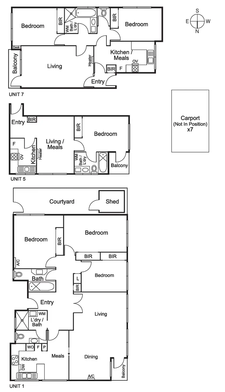 Floorplan of Homely block of units listing, 1-7/4 Orrong Road, Elsternwick VIC 3185