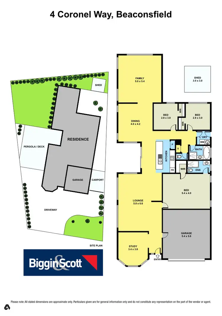 Floorplan of Homely house listing, 4 Coronel Way, Beaconsfield VIC 3807