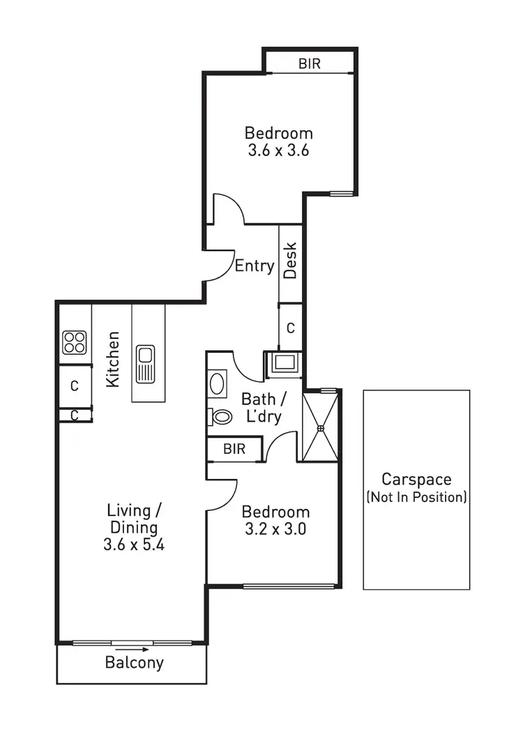 Floorplan of Homely apartment listing, 801/1 Clara Street, South Yarra VIC 3141