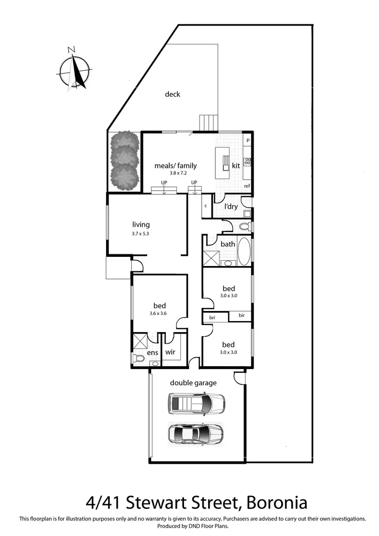 Floorplan of Homely unit listing, 4/41 Stewart Street, Boronia VIC 3155