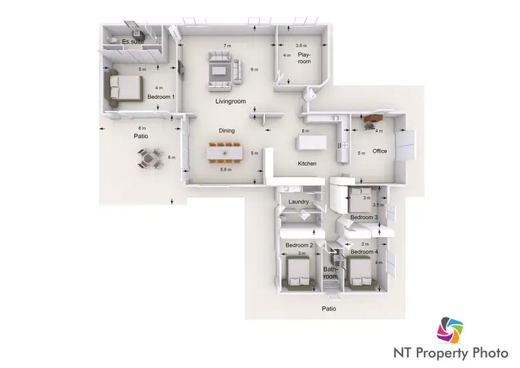 Floorplan of Homely house listing, 18 Flockhart Drive, Marlow Lagoon NT 830