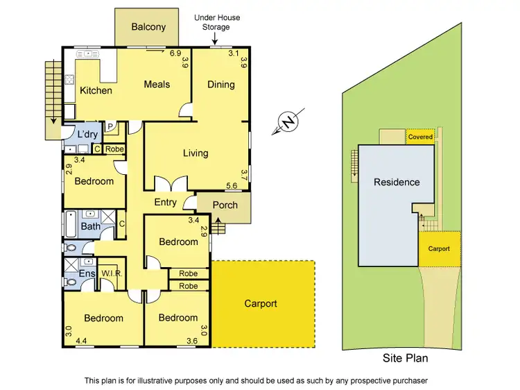 Floorplan of Homely house listing, 8 Tarwarri Court, Greensborough VIC 3088
