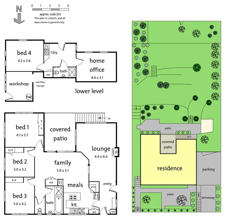 Floorplan of Homely house listing, 14 Beaufort Street, Mitcham VIC 3132