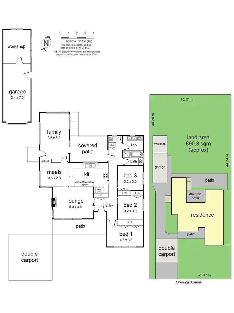 Floorplan of Homely house listing, 43 Churinga Avenue, Mitcham VIC 3132
