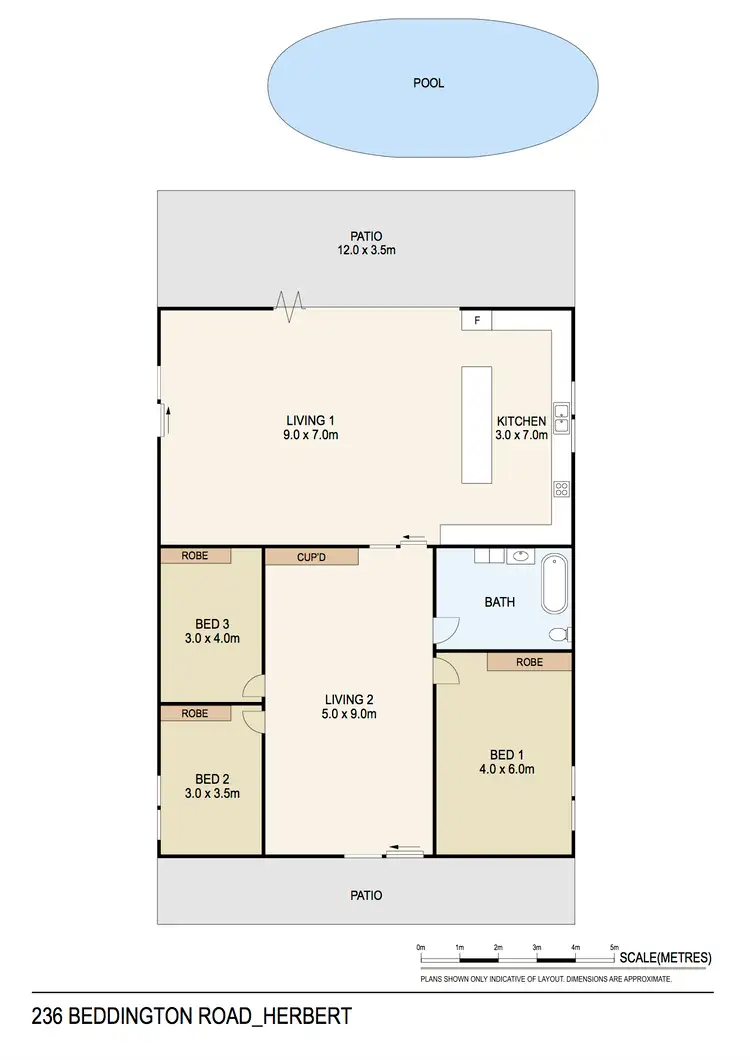 Floorplan of Homely house listing, 236 Beddington Road, Herbert NT 836
