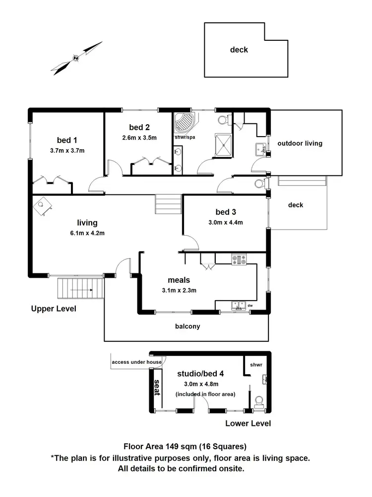 Floorplan of Homely house listing, 74 Belgrave-Hallam Road, Belgrave VIC 3160