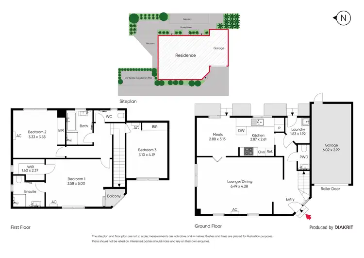 Floorplan of Homely townhouse listing, 2/14 Woodville Avenue, Glen Huntly VIC 3163