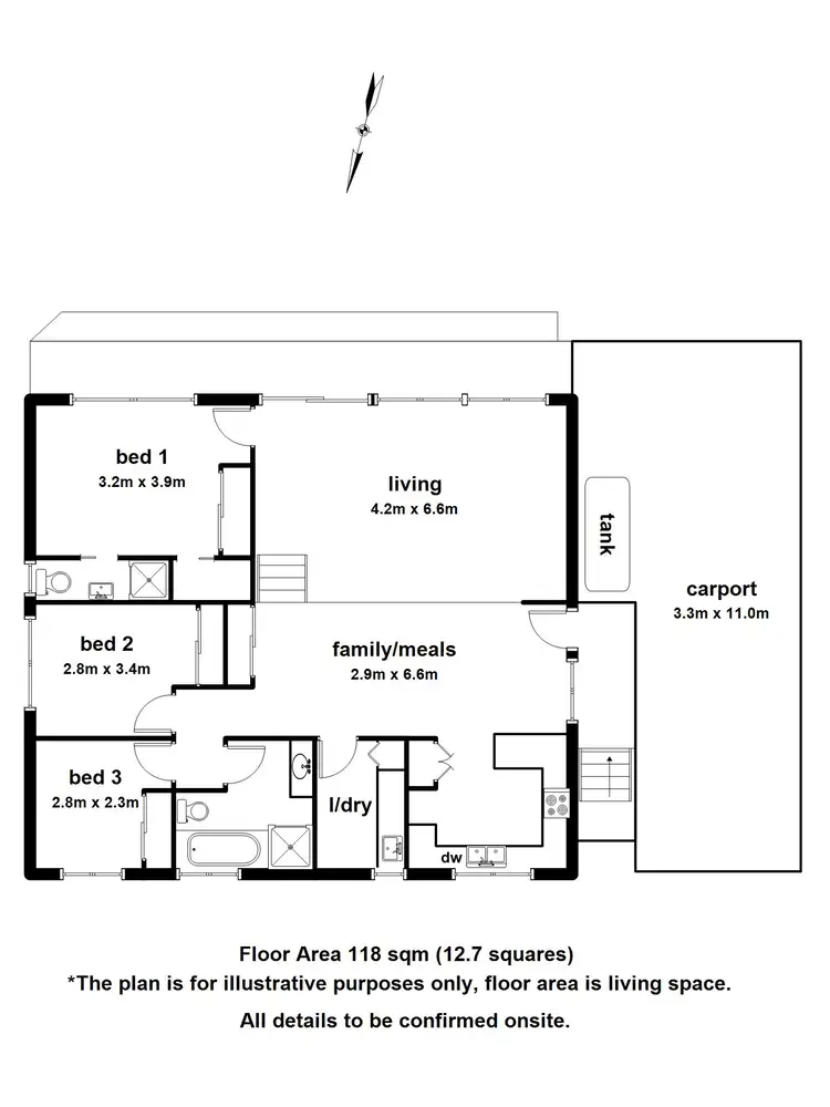 Floorplan of Homely house listing, 306 Glenfern Road, Upwey VIC 3158