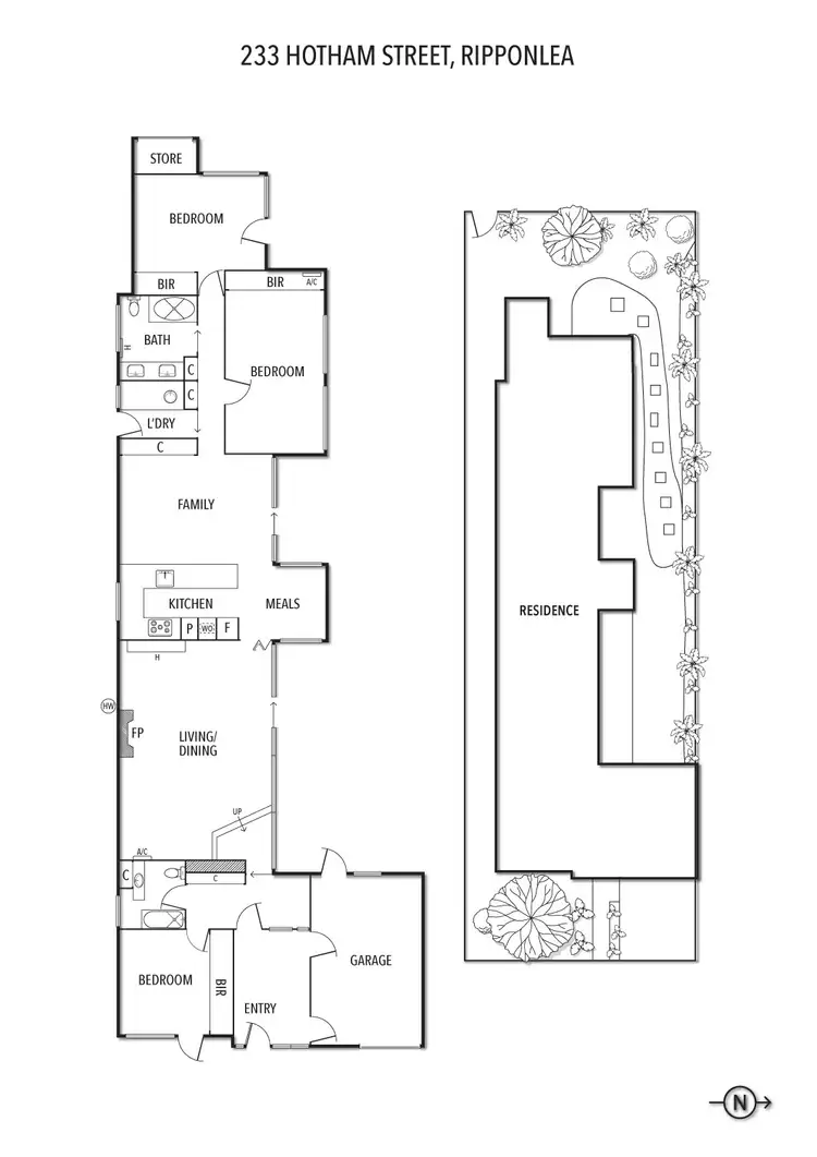 Floorplan of Homely house listing, 233 Hotham Street, Elsternwick VIC 3185