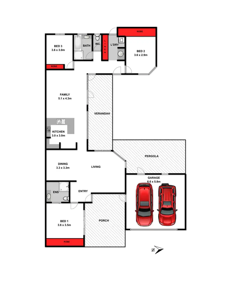 Floorplan of Homely house listing, 11 Tareeda Way, Ocean Grove VIC 3226