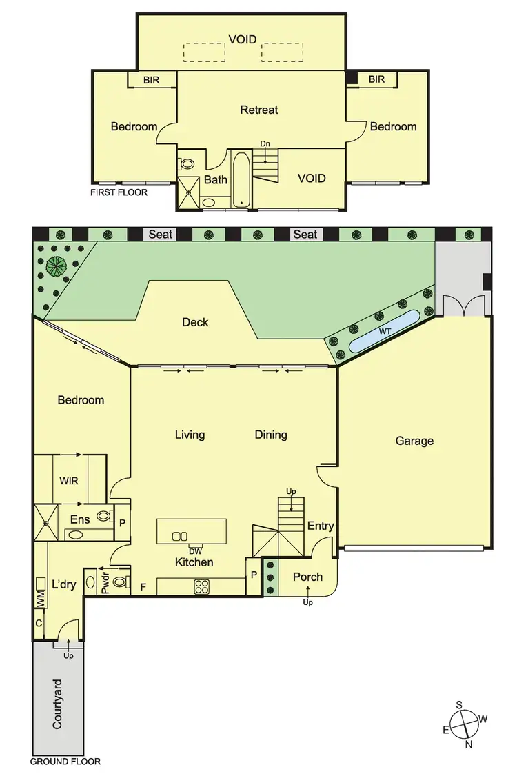 Floorplan of Homely townhouse listing, 2b Carmody Street, Burwood VIC 3125