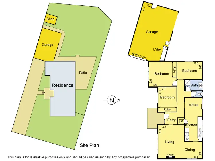 Floorplan of Homely house listing, 57 Tarcoola Drive, Yallambie VIC 3085