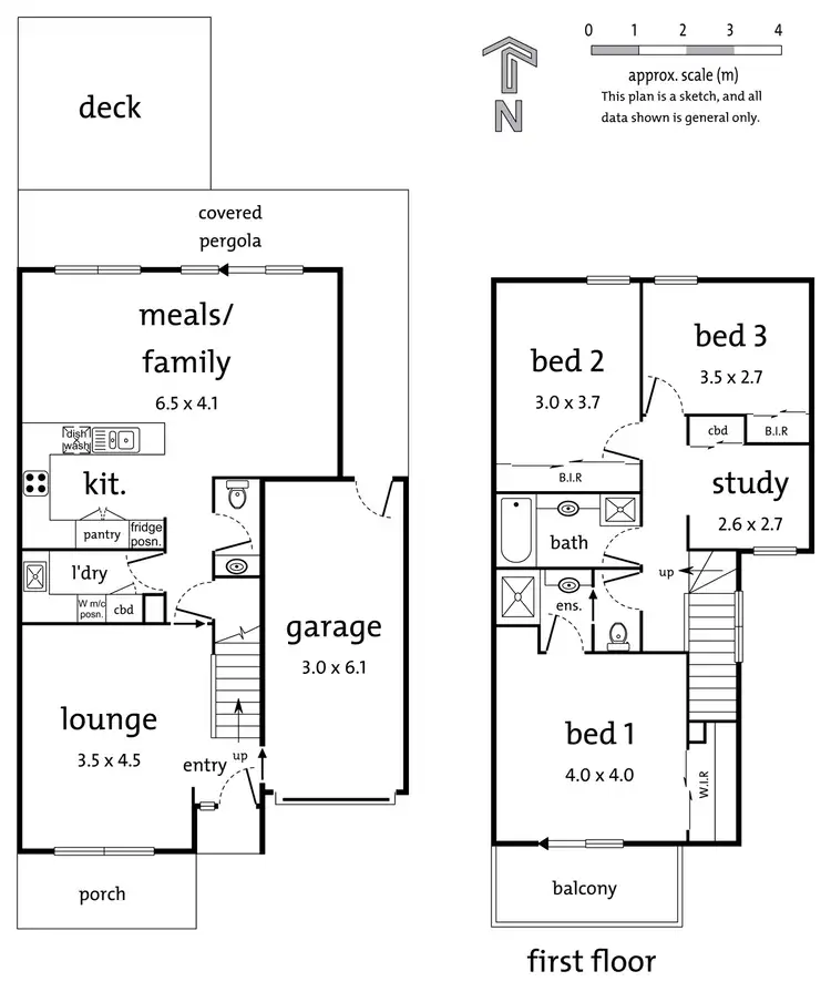 Floorplan of Homely townhouse listing, 5 Mintleaf Grove, Mitcham VIC 3132
