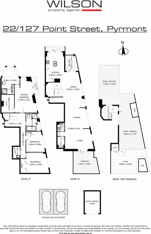 Floorplan of Homely apartment listing, 22/127 Point Street, Pyrmont NSW 2009