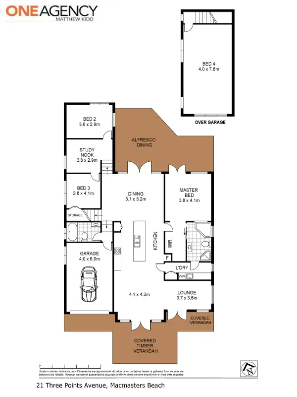 Floorplan of Homely house listing, 21 Three Points Avenue, Macmasters Beach NSW 2251