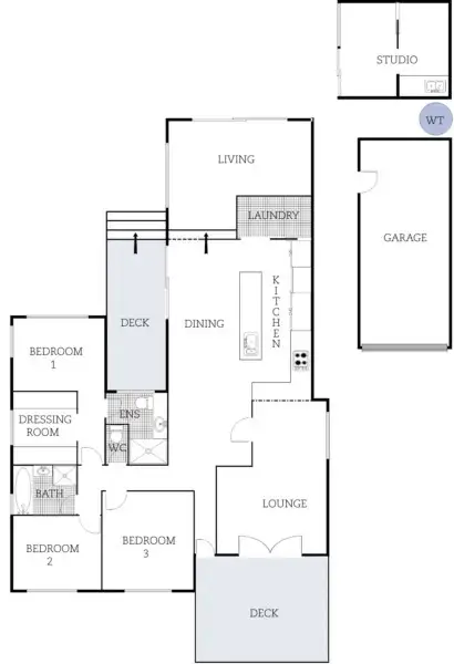 Floorplan of Homely house listing, 268 Duffy Street, Ainslie ACT 2602
