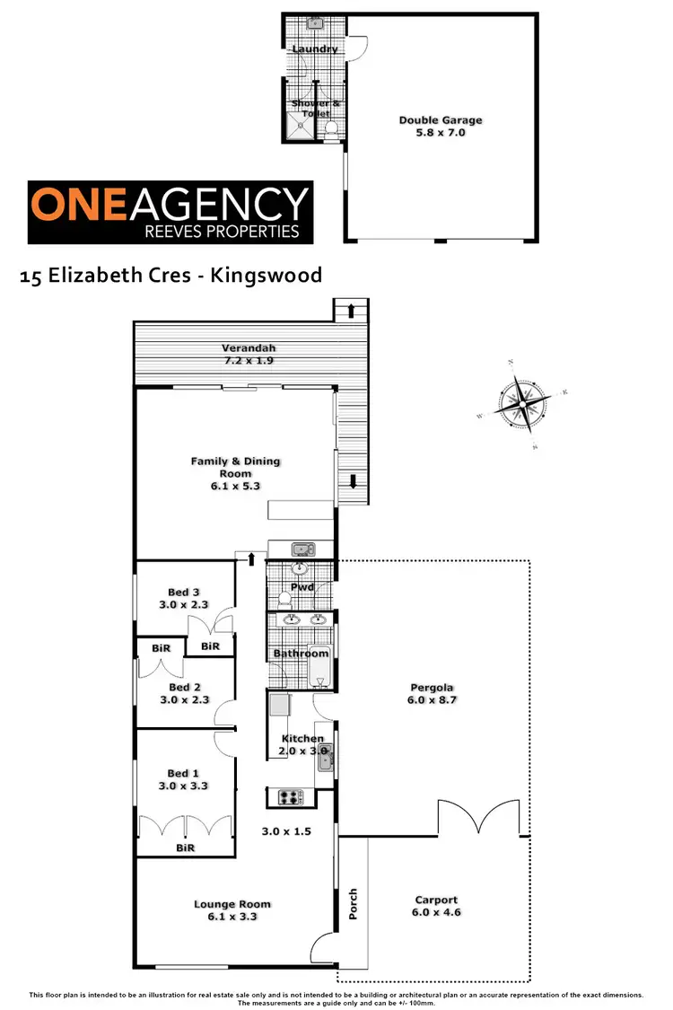 Floorplan of Homely house listing, 15 Elizabeth Crescent, Kingswood NSW 2747