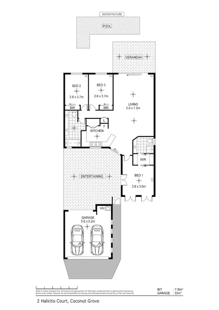 Floorplan of Homely house listing, 2 Halkitis Court, Coconut Grove NT 810