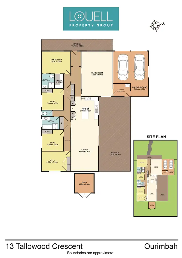 Floorplan of Homely house listing, 13 Tallowood Crescent, Ourimbah NSW 2258