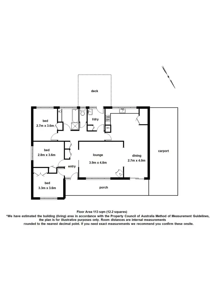 Floorplan of Homely house listing, 12 McOwan Crescent, Yarra Junction VIC 3797