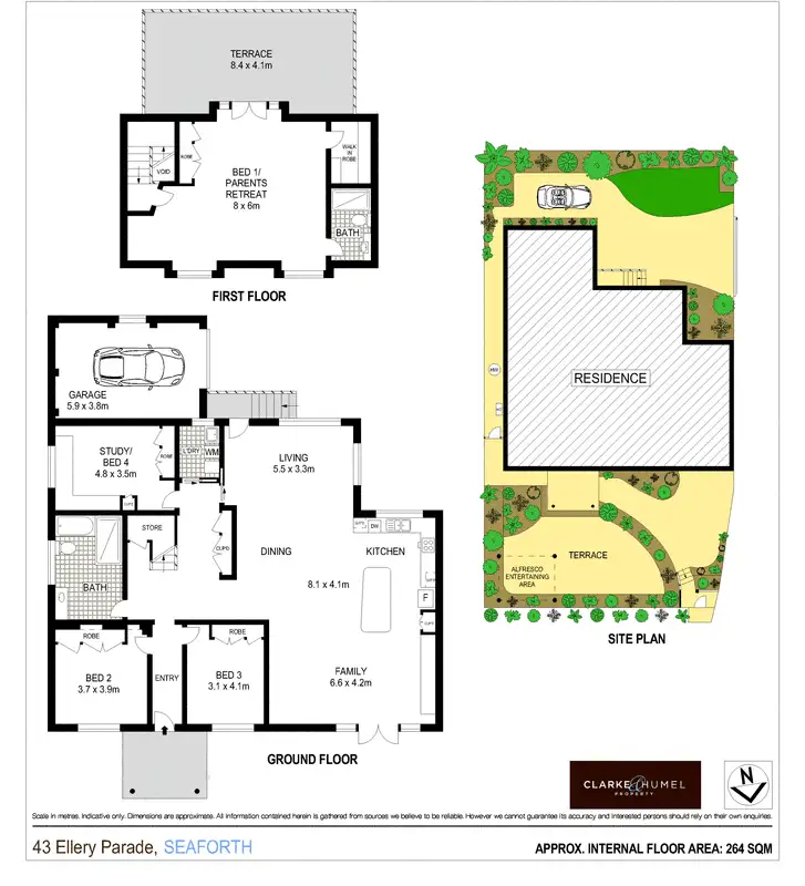 Floorplan of Homely house listing, 43 Ellery Parade, Seaforth NSW 2092