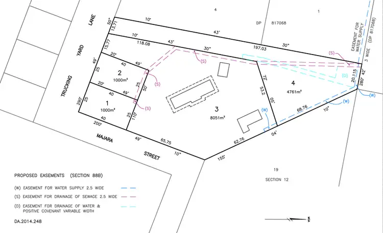 Floorplan of Homely land listing, Lot 1,2&4/DP976608 Trucking Yard Lane, Bungendore NSW 2621
