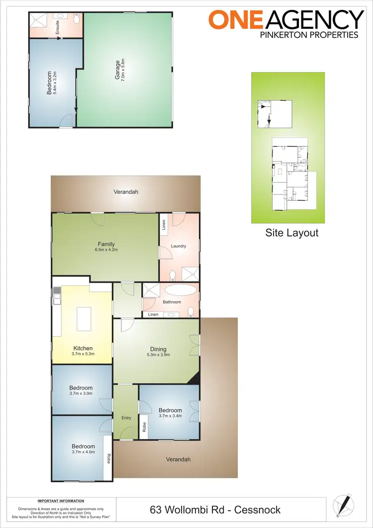 Floorplan of Homely house listing, 63 Wollombi Road, Cessnock NSW 2325