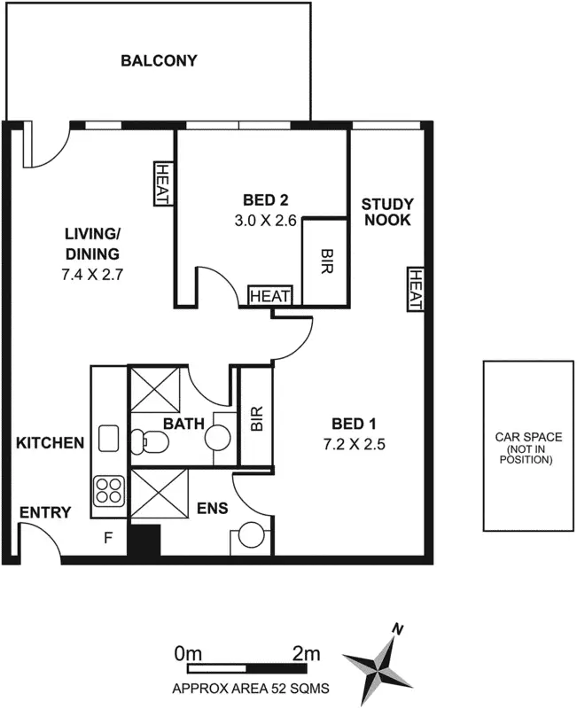 Floorplan of Homely apartment listing, 5/662-678 Blackburn Road, Notting Hill VIC 3168