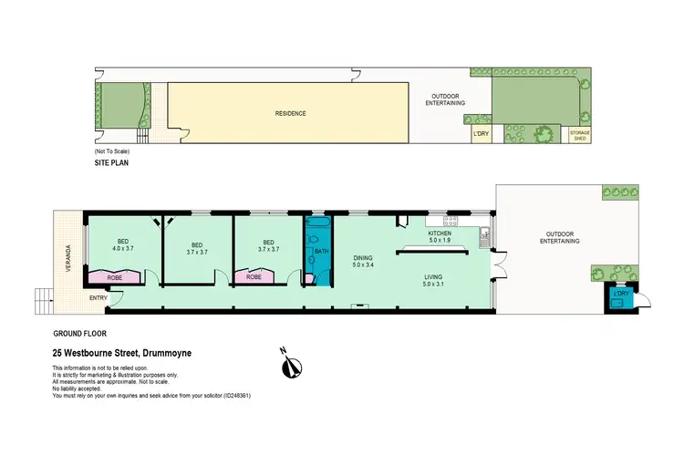 Floorplan of Homely house listing, 25 Westbourne Street, Drummoyne NSW 2047