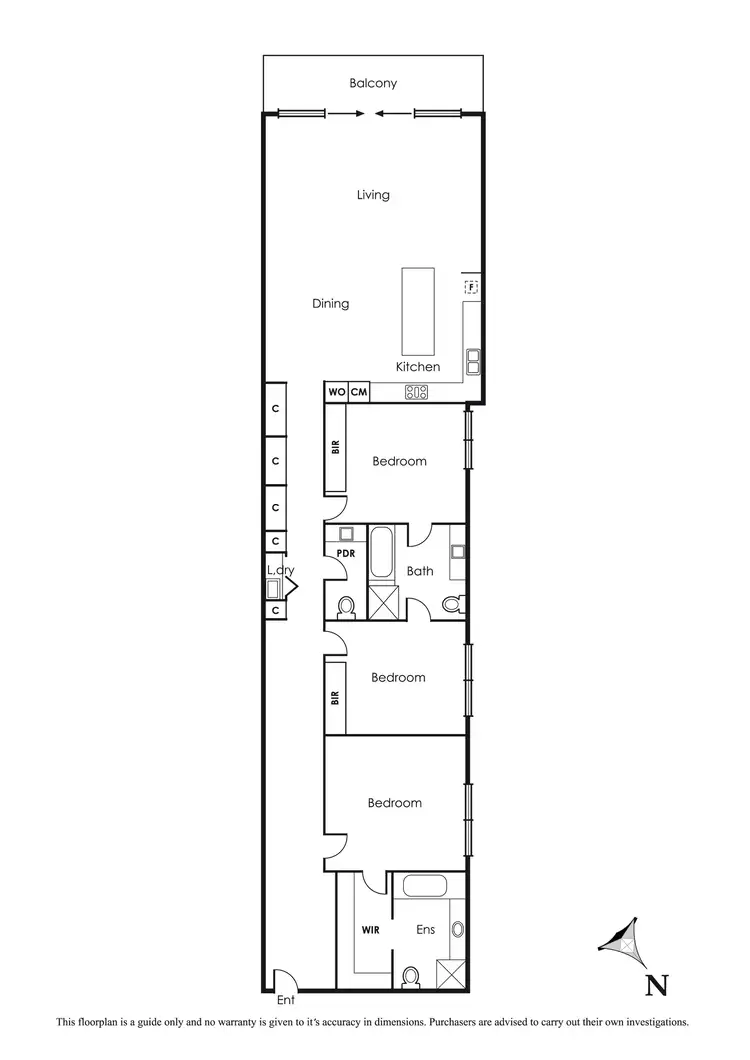 Floorplan of Homely apartment listing, 3/31B Nepean Highway, Aspendale VIC 3195
