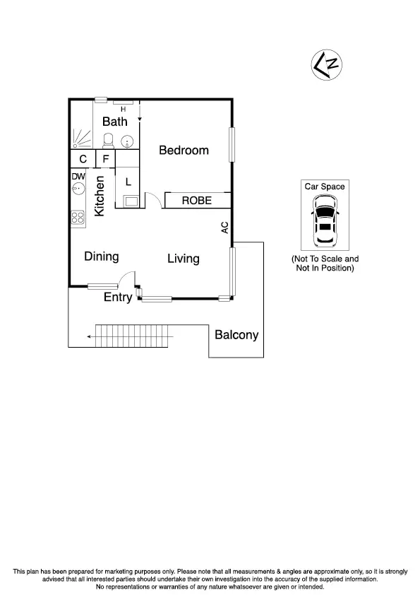 Floorplan of Homely apartment listing, 5/22-24 Nelson Street, Balaclava VIC 3183