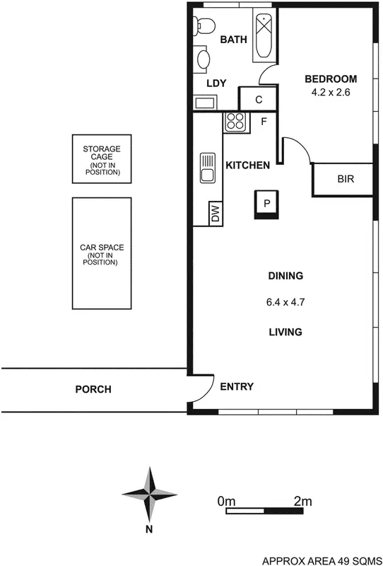 Floorplan of Homely apartment listing, 3/2 Edward Street, Hawthorn VIC 3122