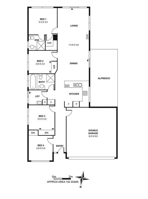 Floorplan of Homely house listing, 6 Central Avenue, Pakenham VIC 3810