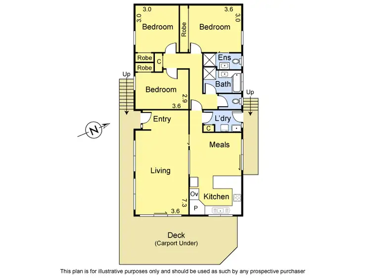 Floorplan of Homely house listing, 98 Oronsay Crescent, Diamond Creek VIC 3089