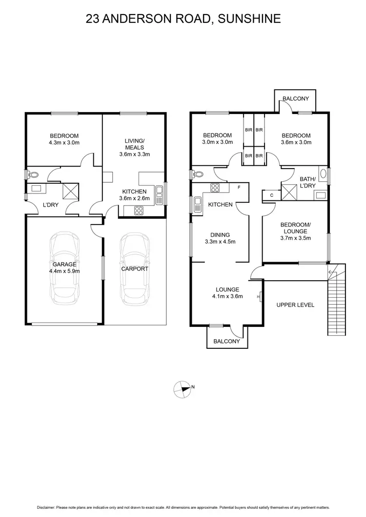 Floorplan of Homely house listing, 23 Anderson Road, Sunshine VIC 3020