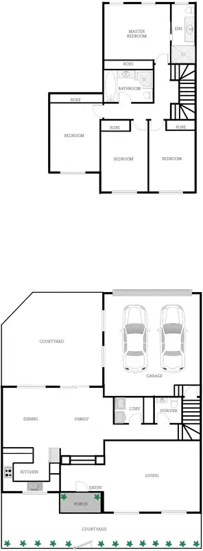 Floorplan of Homely townhouse listing, 23/29 Thynne Street, Bruce ACT 2617