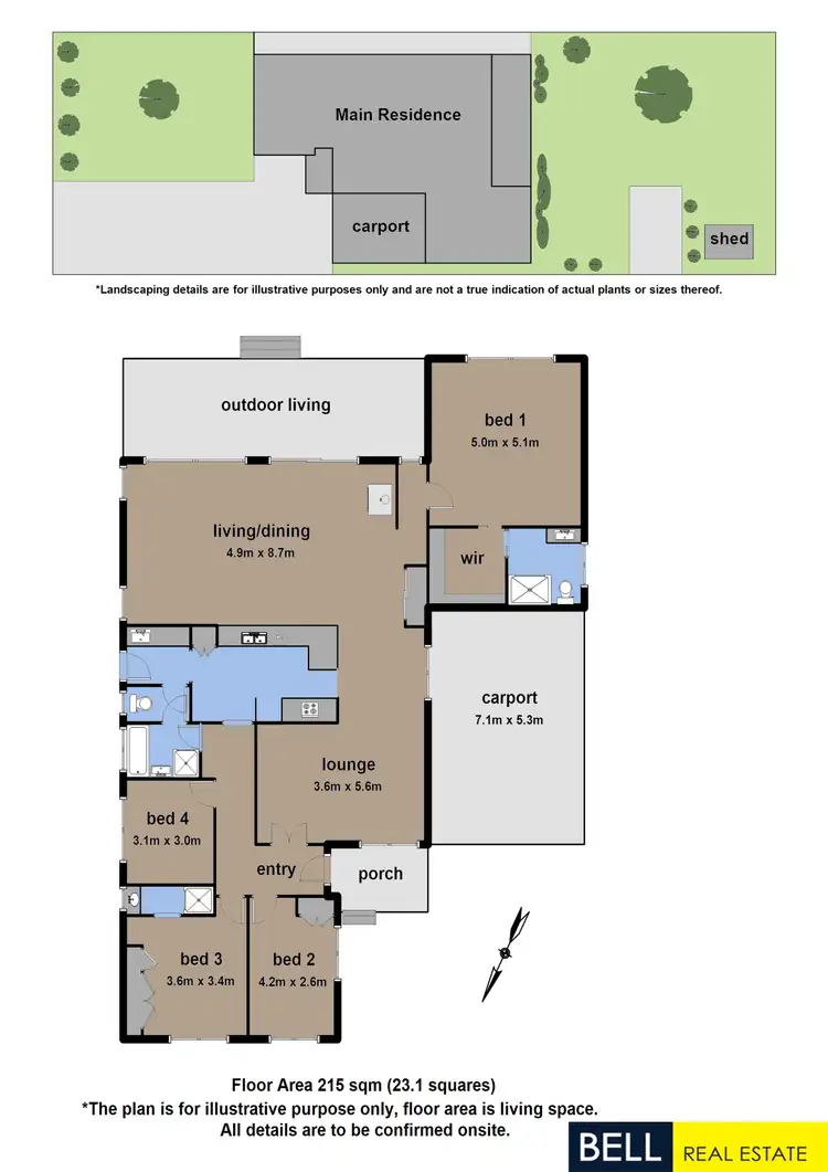 Floorplan of Homely house listing, 23 Aileen Avenue, Montrose VIC 3765