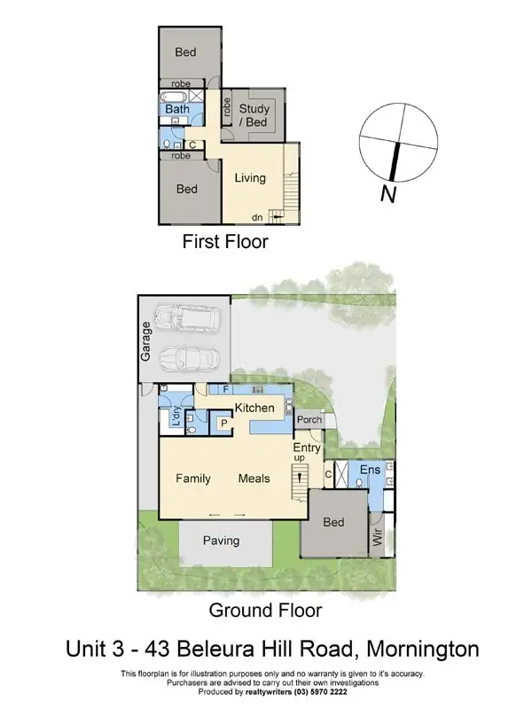 Floorplan of Homely house listing, 3/43 Beleura Hill Road, Mornington VIC 3931