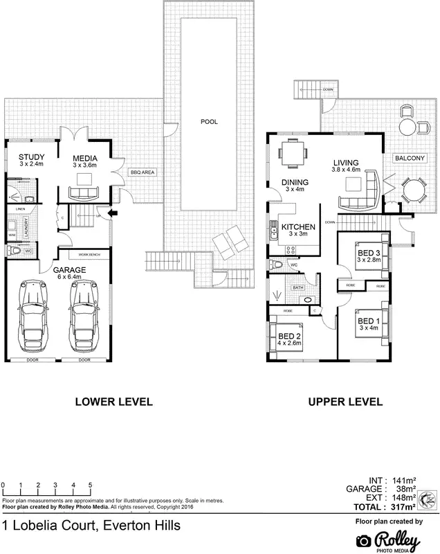 Floorplan of Homely house listing, 1 Lobelia Court, Everton Hills QLD 4053