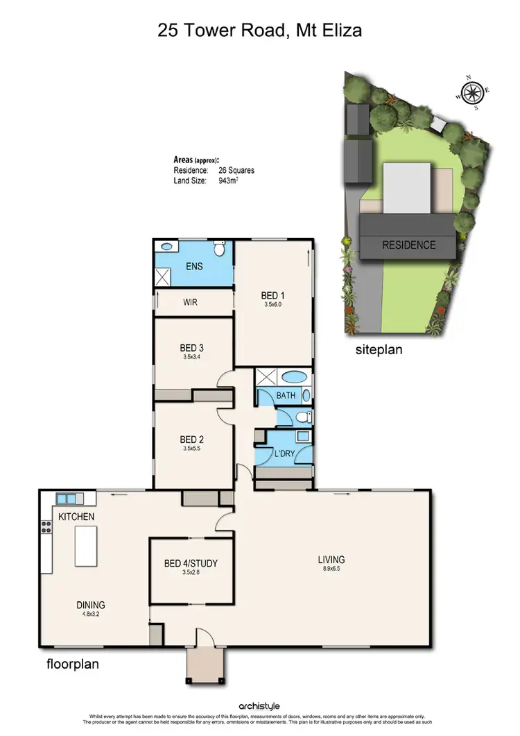 Floorplan of Homely house listing, 25 Tower Road, Mount Eliza VIC 3930