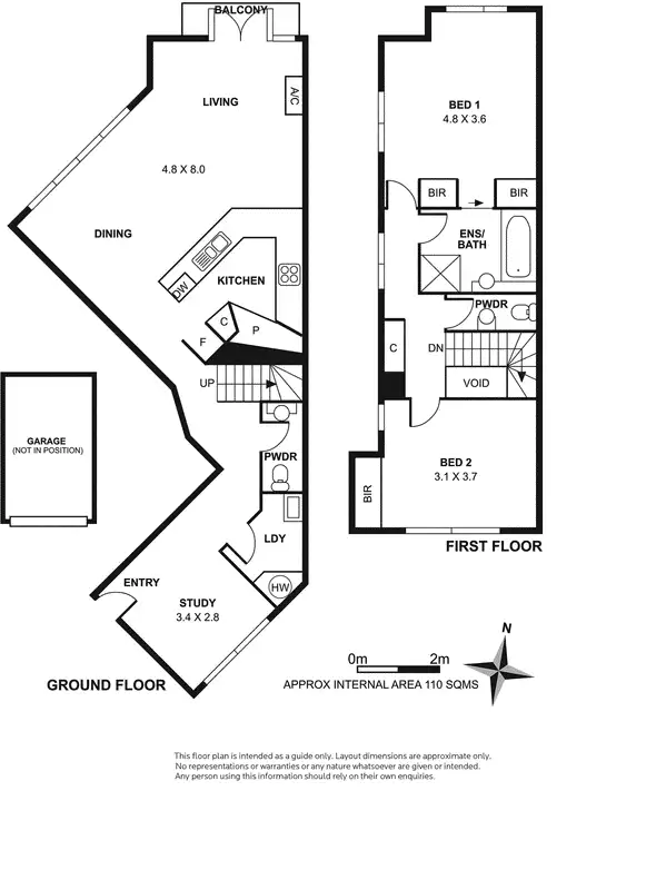 Floorplan of Homely apartment listing, 188F Riversdale Road, Hawthorn VIC 3122