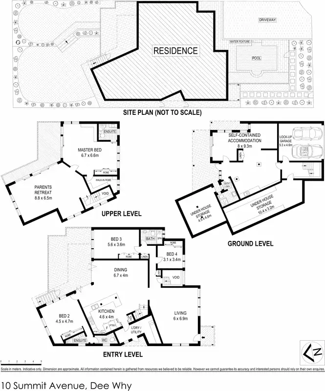 Floorplan of Homely house listing, 10 Summit Avenue, Dee Why NSW 2099