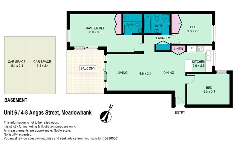 Floorplan of Homely unit listing, 6/8 Angas Street, Meadowbank NSW 2114