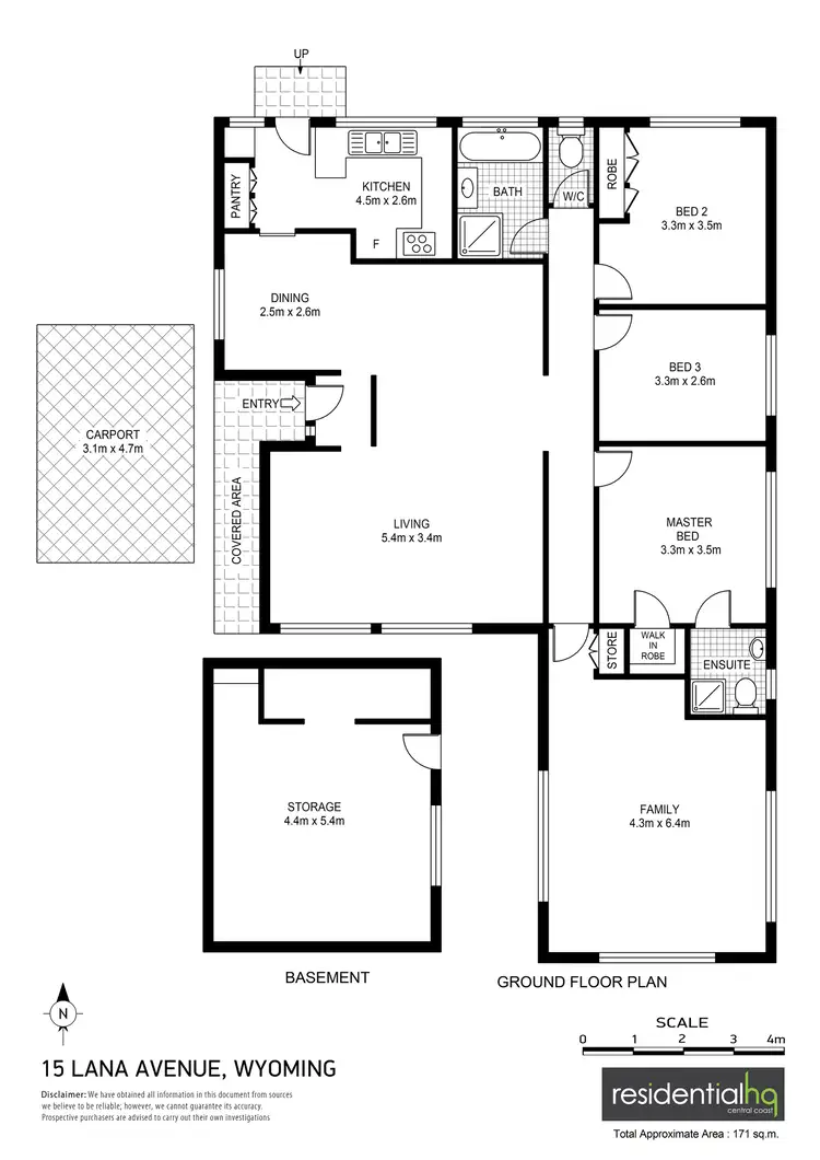 Floorplan of Homely house listing, 15 Lana Avenue, Wyoming NSW 2250