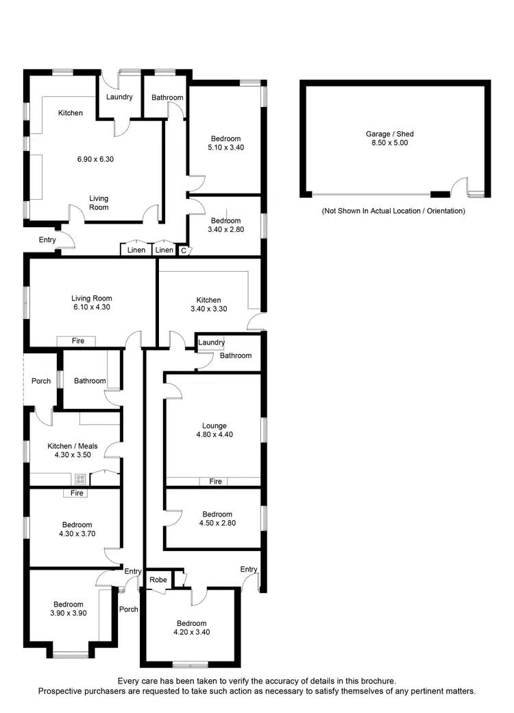 Floorplan of Homely house listing, 14 Clarendon Street, Soldiers Hill VIC 3350
