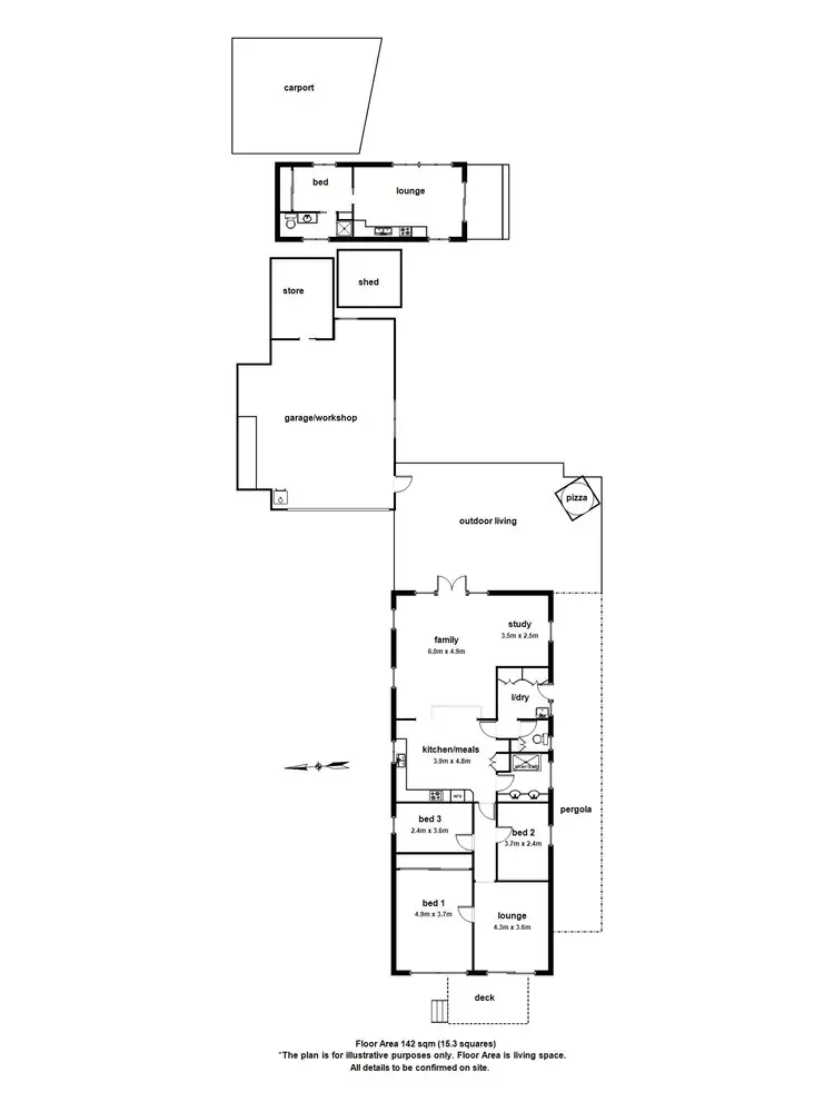 Floorplan of Homely house listing, 166 Dorset Road, Boronia VIC 3155