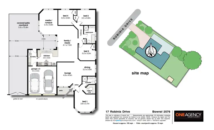 Floorplan of Homely house listing, 17 Robinia Drive, Bowral NSW 2576